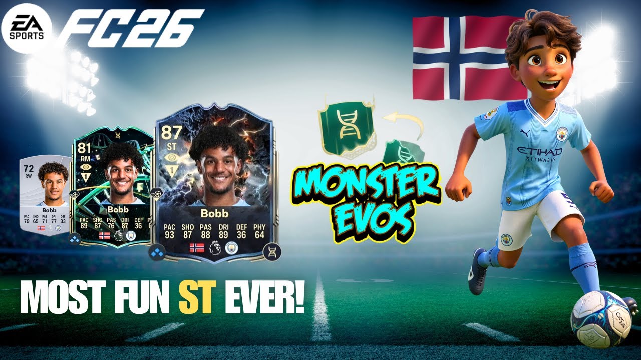 87 Oscar Bobb Magician of the Right Player Review | Monster Evolutions FC 26 #1