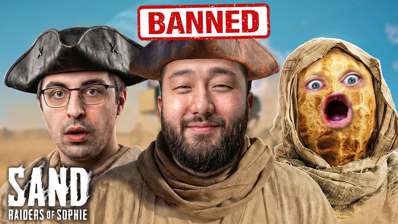КАК Я ПОЛУЧИЛ БАН В SAND RAIDERS ft TheBurntPeanut & Shroud