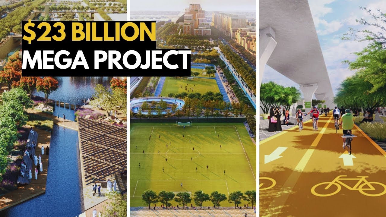 Спортивный бульвар в Саудовской Аравии стоимостью 23 миллиарда долларов: преображает Эр-Рияд навс...