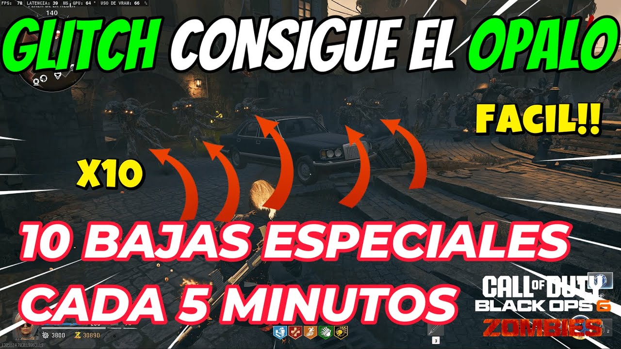 BO6 ZOMBIES NUEVO GLITCH OPALO EN 15 MINUTOS! SUPER FACIL