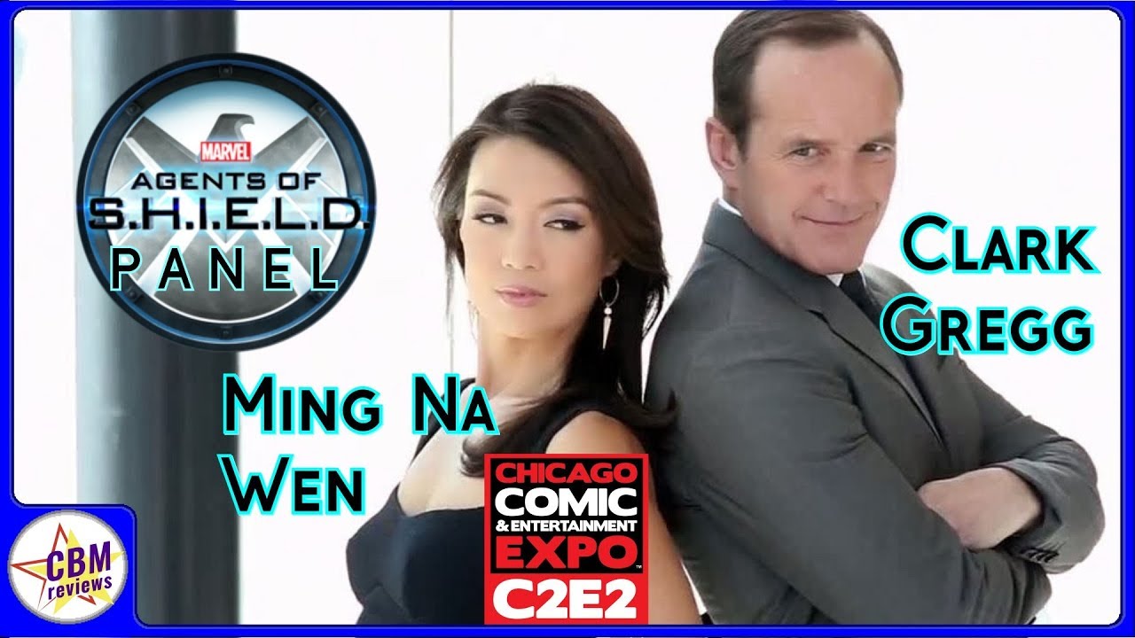 Agents of S.H.I.E.L.D. panel with Ming Na Wen and Clark Gregg @ C2E2