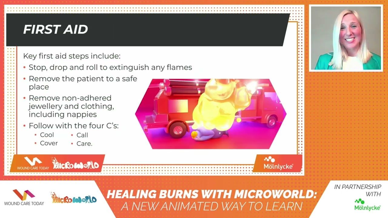 Healing burns with Microworld: A new animated way to learn