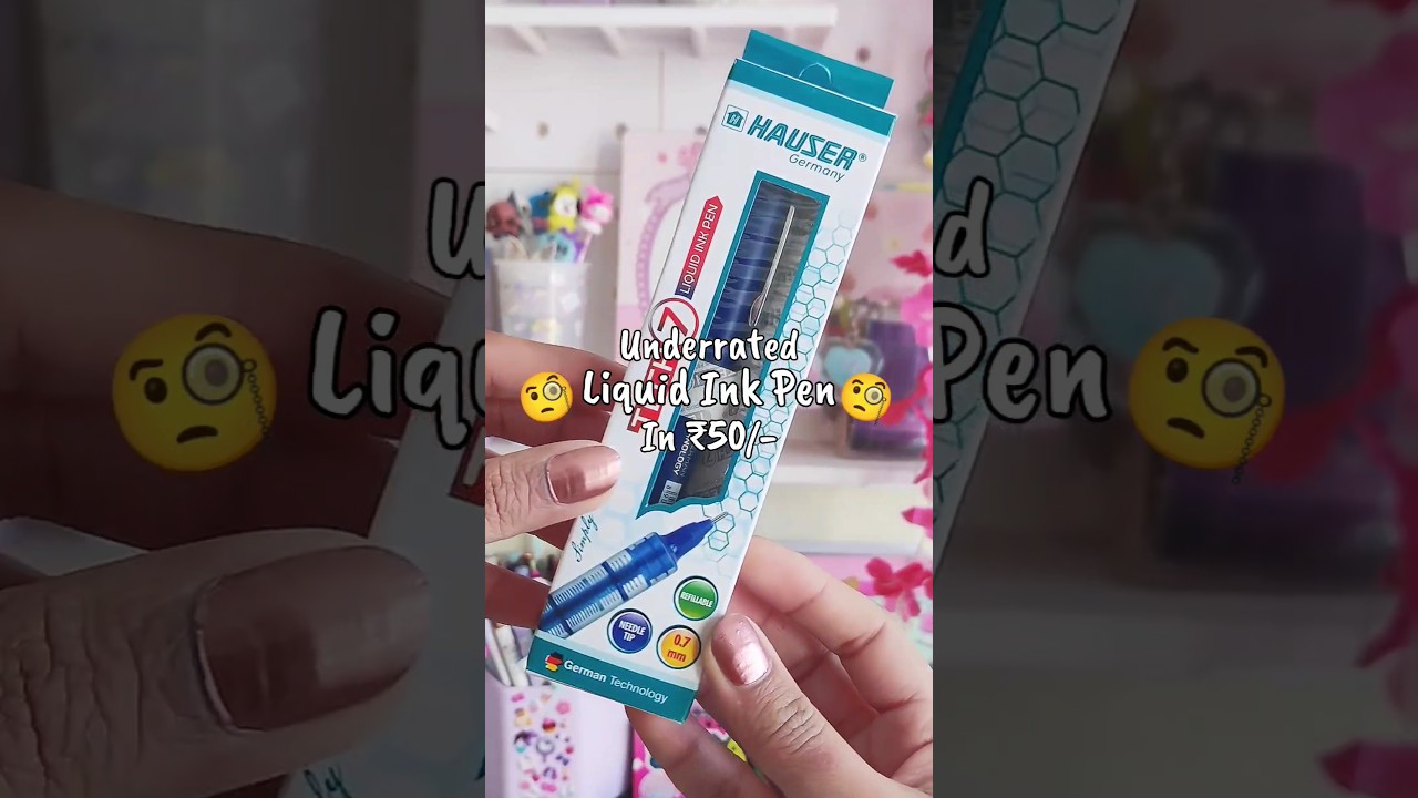 Hauser Tech 7 Liquid Ink Pen ✍️ #shorts