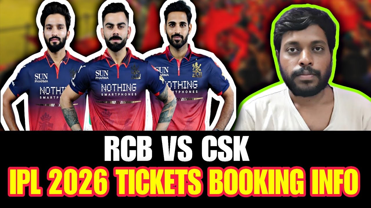 rcb ipl 2026 tickets | rcb vs csk ipl 2026 tickets | rcb ipl tickets booking | rcb ipl 2026 | rcb