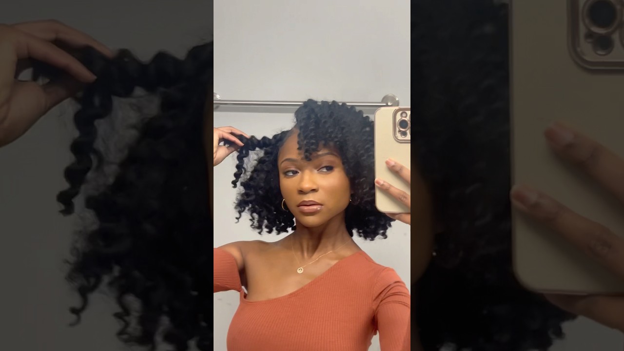 🫵🏽 you thought crochet hair was ugly! #crochethair #hairstyle #hairtutorial