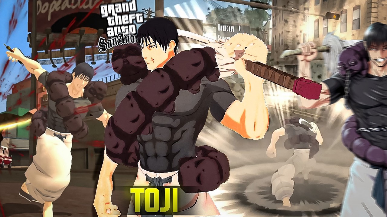 BEST TOJI MODPACK FOR GTA SA MOBILE!