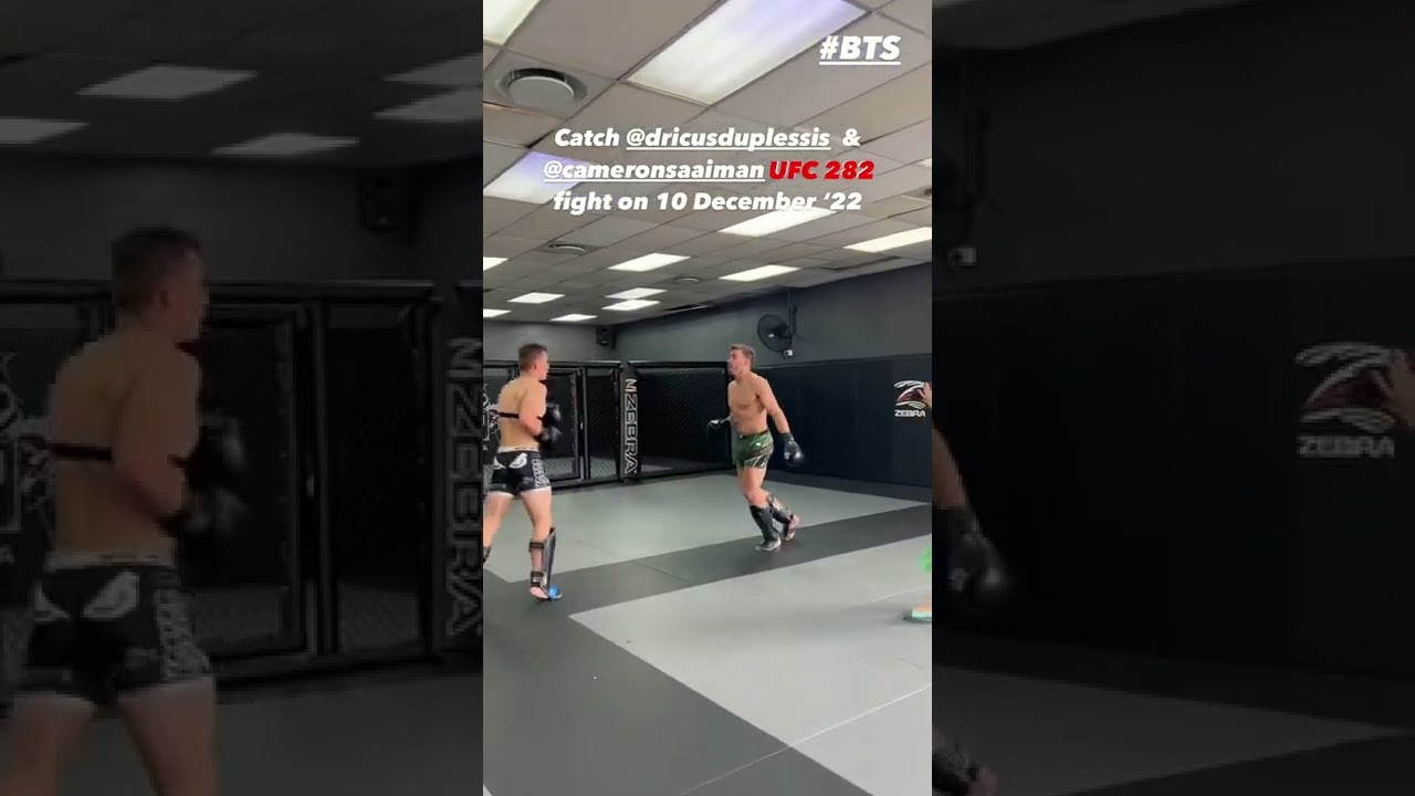 South African UFC Contenders Dricus Du Plessis and Cameron Saaiman