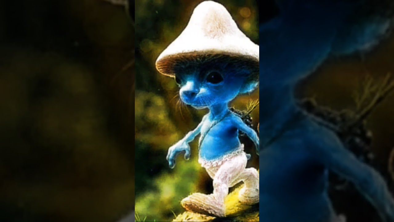 we live we laugh we lie #shorts #smurf #cat #ai