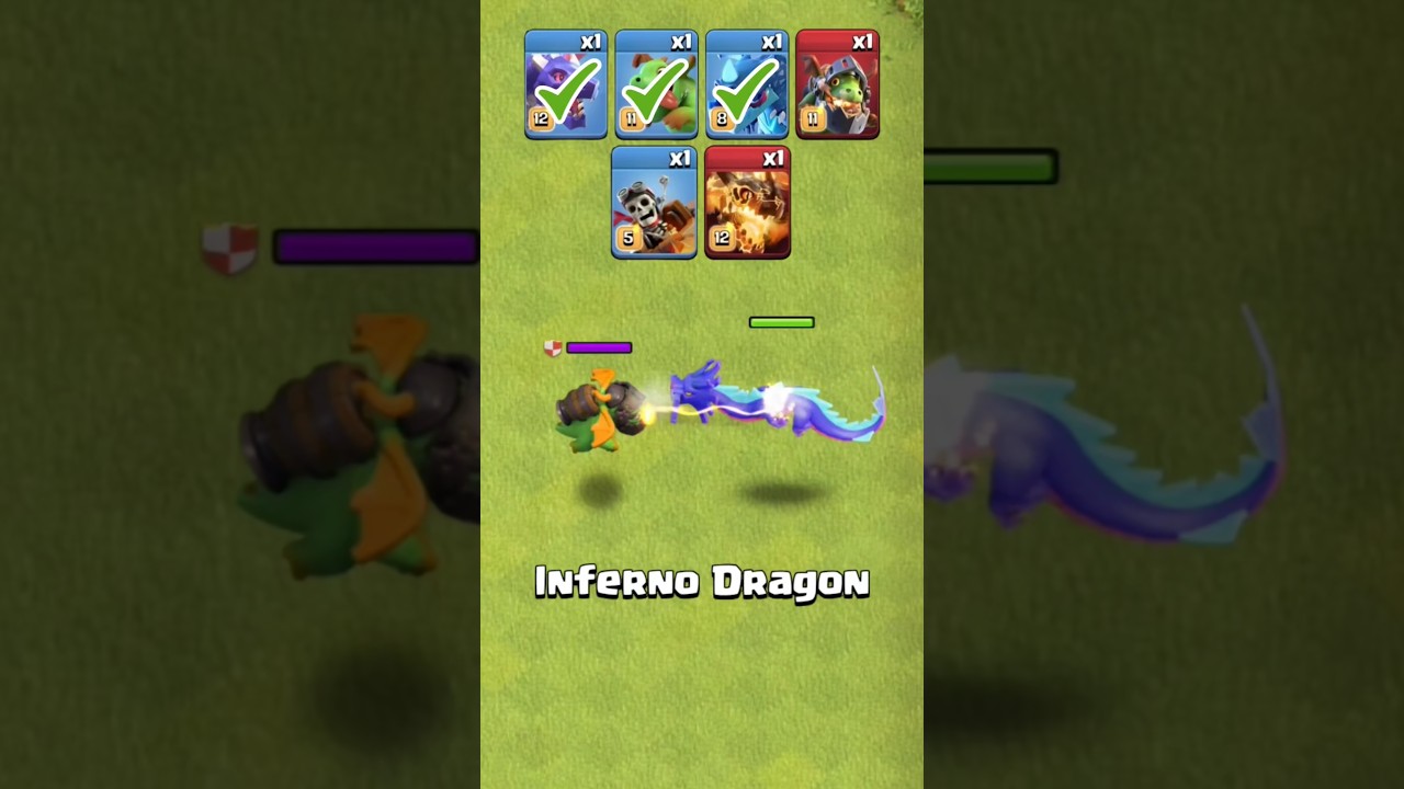 New Azure Dragon Vs Dragon Family | Clash of Clans