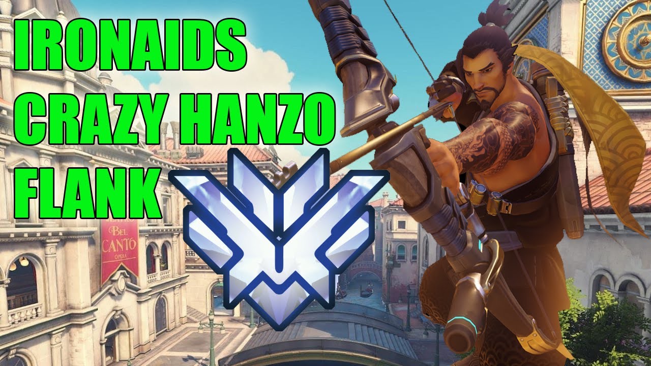 IronAids CRAZY HANZO GAMEPLAY - TOP 500 OVERWATCH SEASON 23