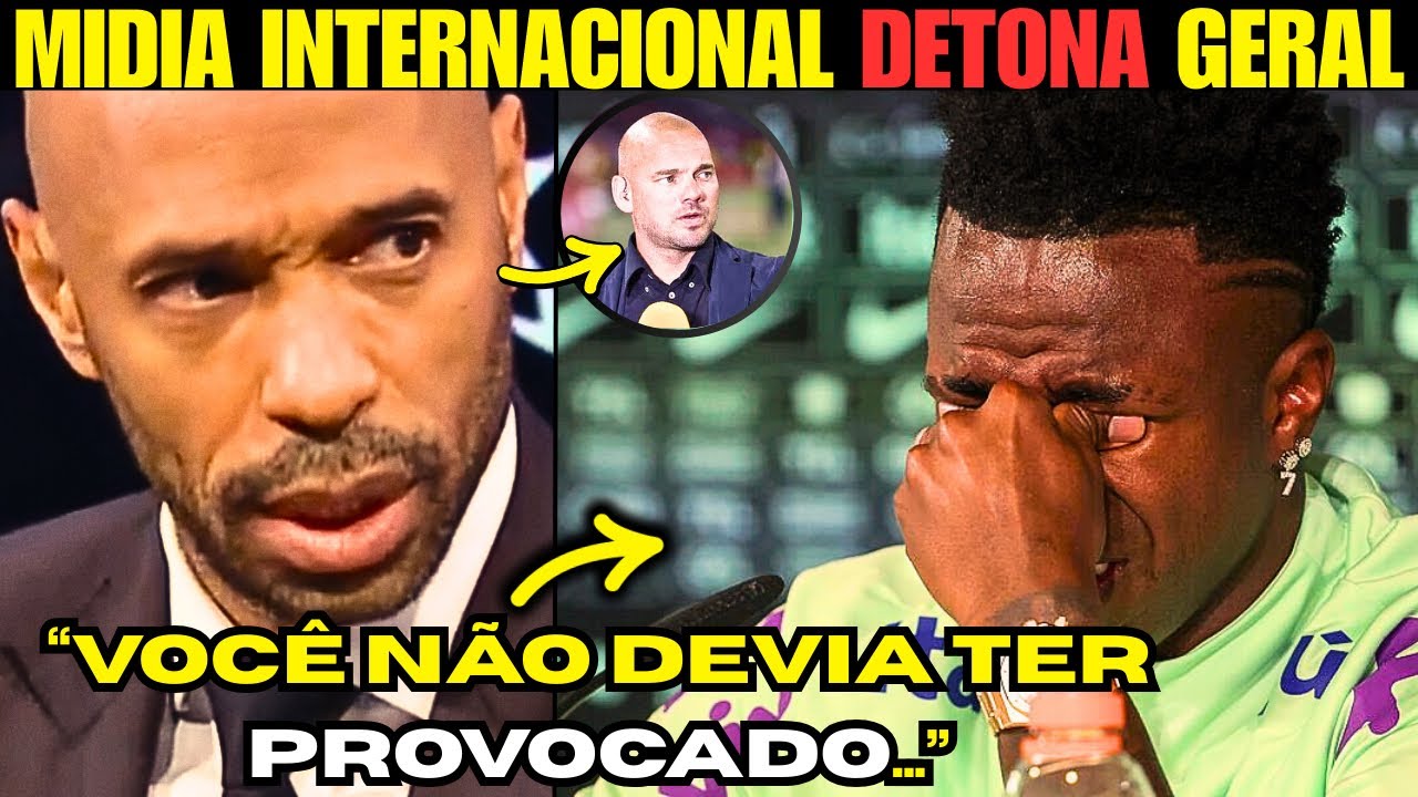 CLIMÃO 🚨 MIDIA DETONA E  Henry CRITICA, Ferdinand PROTEGE a Vini e Sneijder chama de “INFANTIL”