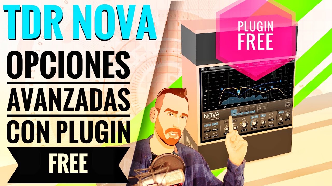 🔴TDR NOVA EQ Y DINÁMICA PLUGIN GRATIS con OPCIONES AVANZADAS de SIDE CHAIN, ANÁLISIS DESCARGA 😱