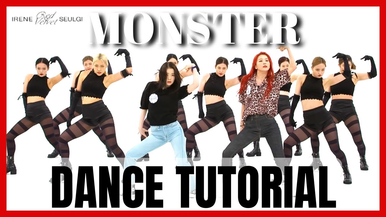 Red Velvet - IRENE & SEULGI 'Monster' Dance Practice Mirrored Tutorial (SLOWED)