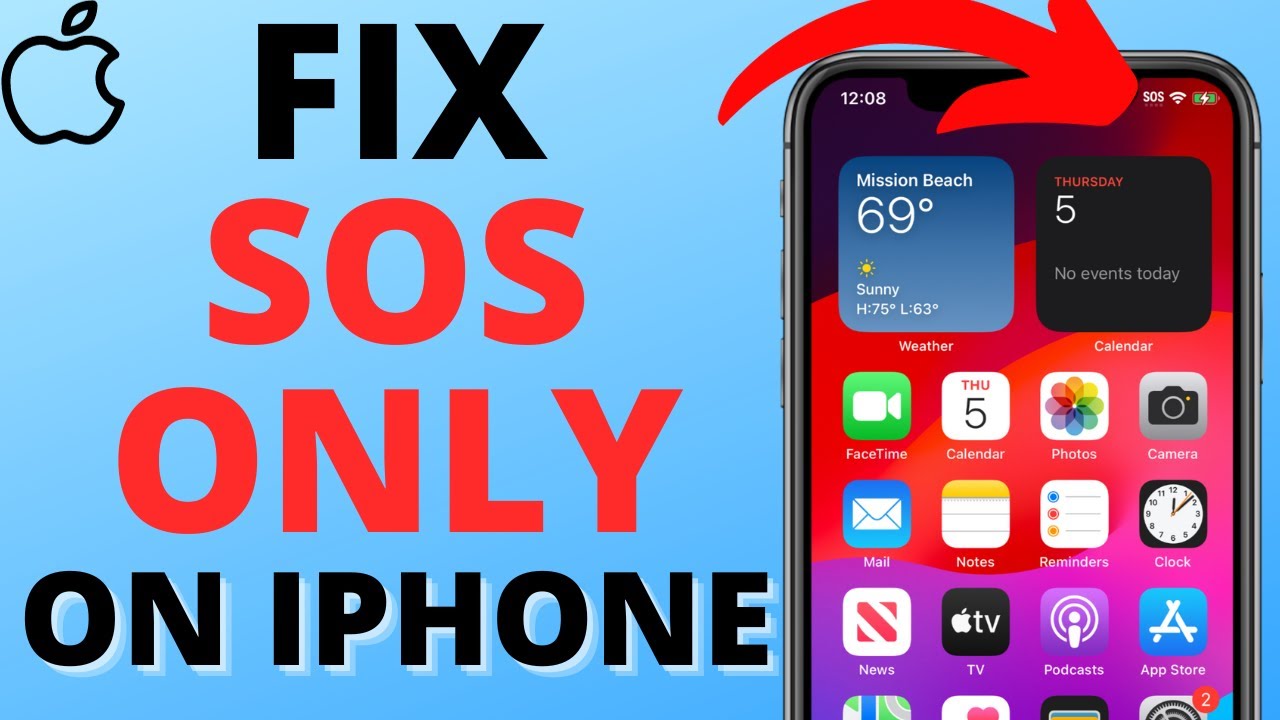 Как исправить функцию &laquo;Только SOS&raquo; на iPhone &mdash; Отключить функцию &laquo;Только SOS&raquo; на iPhone