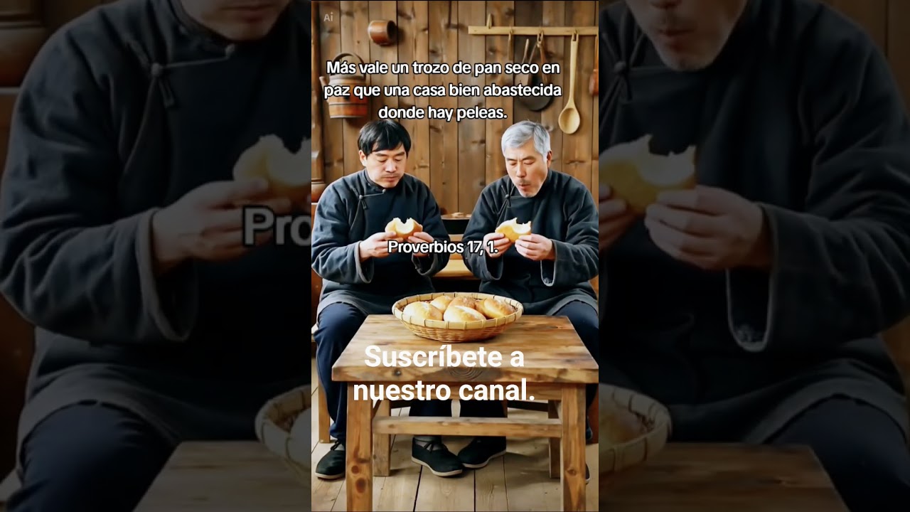 El valor de la paz. Proverbios 17, 1. 