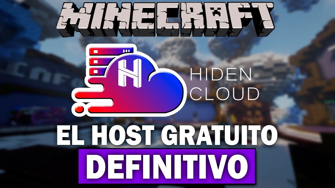 ¿El HOST GRATUITO DEFINITIVO para crear tu SERVER de MINECRAFT? - HIDENCLOUD