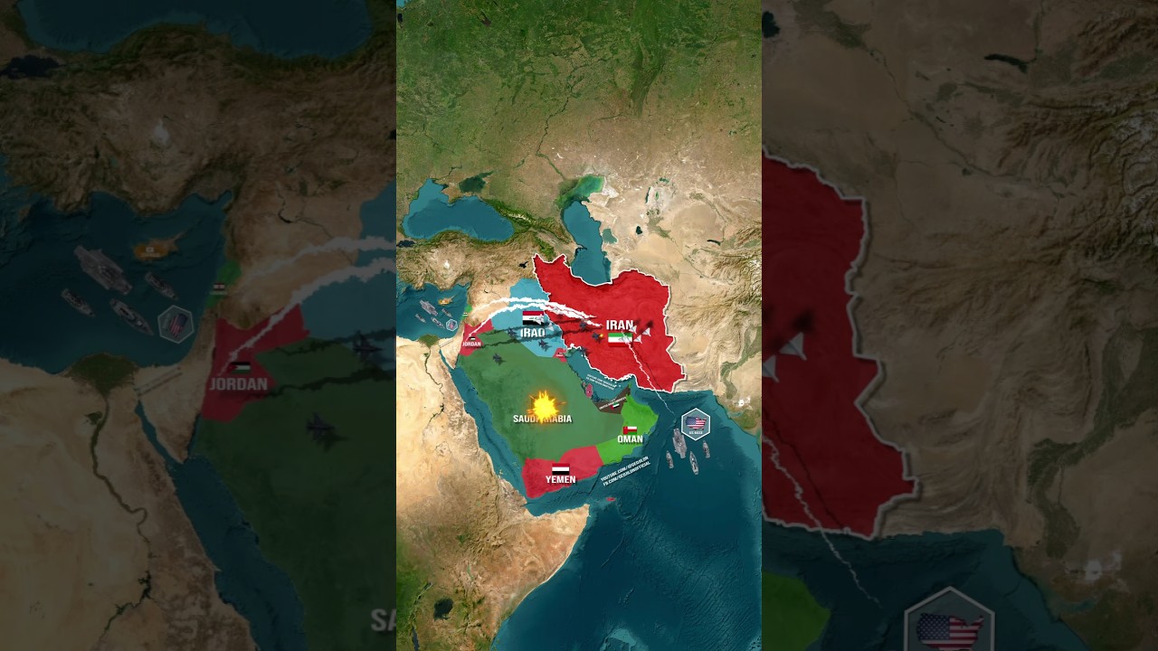 Every US Military Base in the Middle East Now at Risk #military #iran #defense