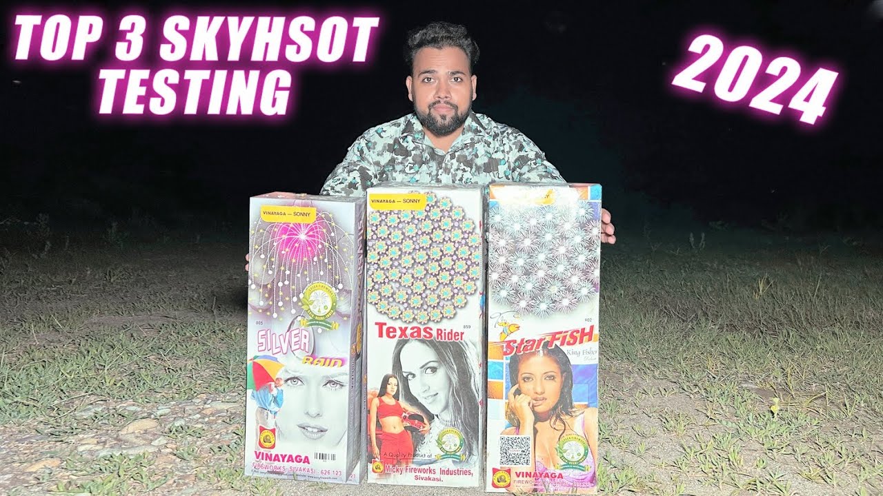 3 BEST SKYSHOT FOR DIWALI | BEST SONY SKYSHOT TESTING 2024