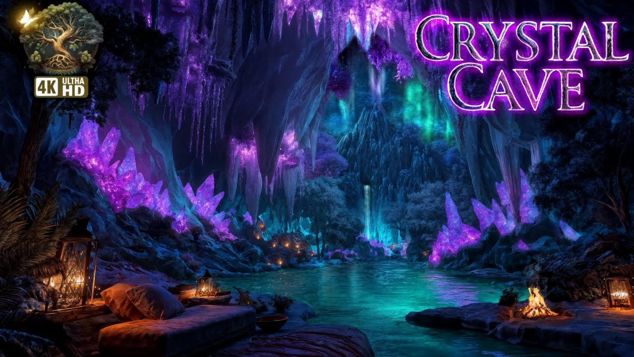 💎 Enchanted Crystal Cave ASMR: 6 Hours of Pure Sleep Sounds