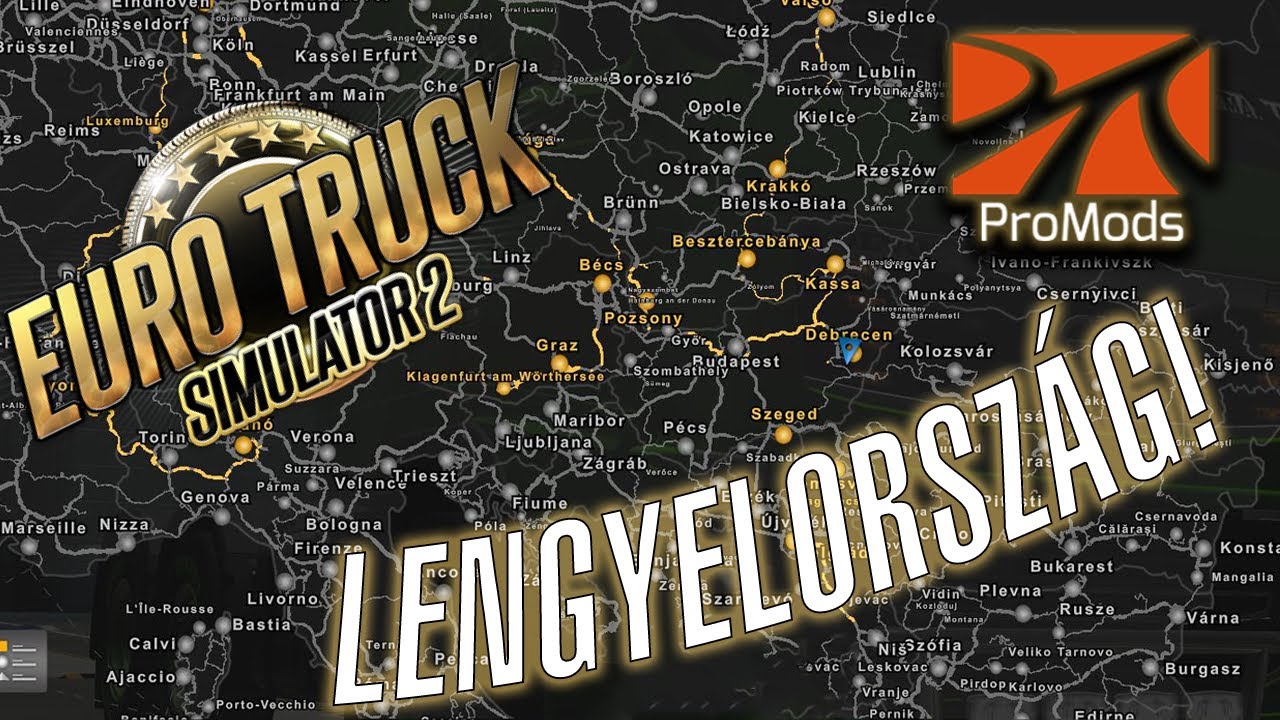 Euro Truck Simualtor 2 LIVE #11 - ProMods! Görögországból merre?