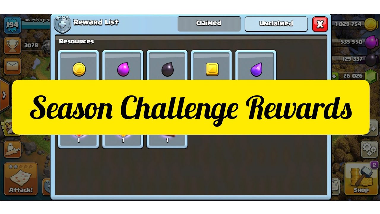 Season Challenge rewards(March 2022), Shadow Champion Season😍