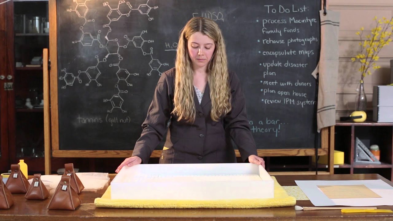 Humidifying and Flattening Paper Records