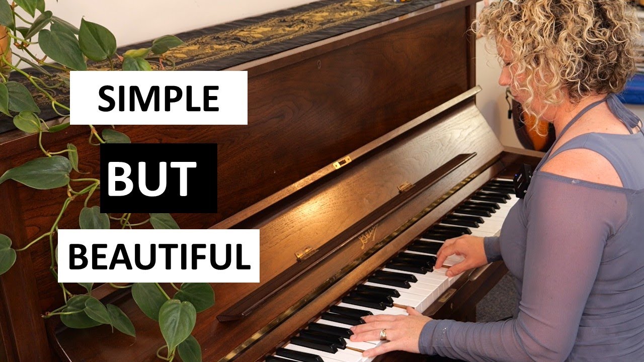 Beautiful BUT Easy Piano Riff! (Piano tutorial with 4 easy levels for beginner - intermediate)