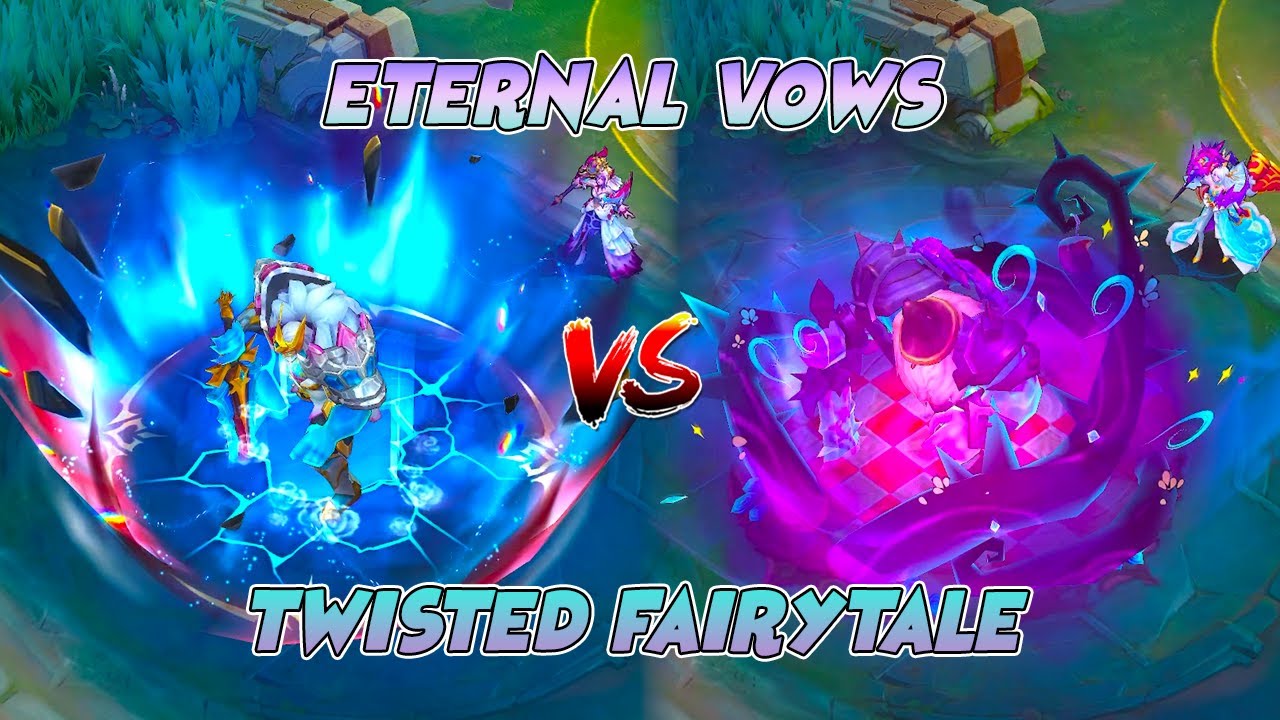 Vexana Eternal Vows VS Twisted Fairytale Skin Comparison