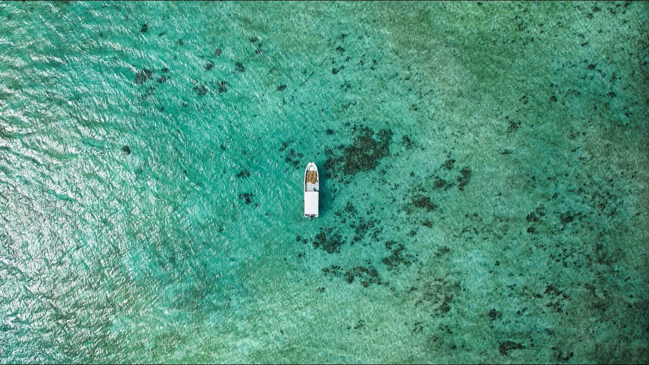 Fisherman's Shore | 4K Drone Footage | Okinawa Japan