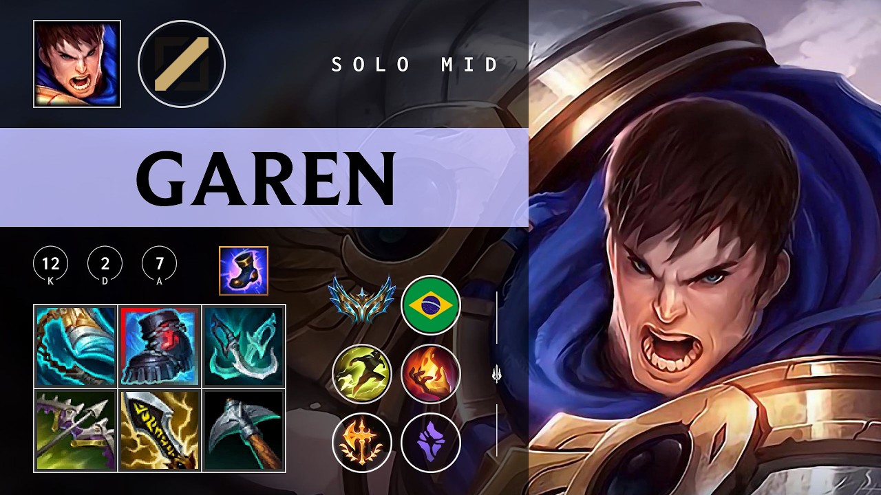 Garen Mid vs Veigar - BR Challenger Patch 26.04