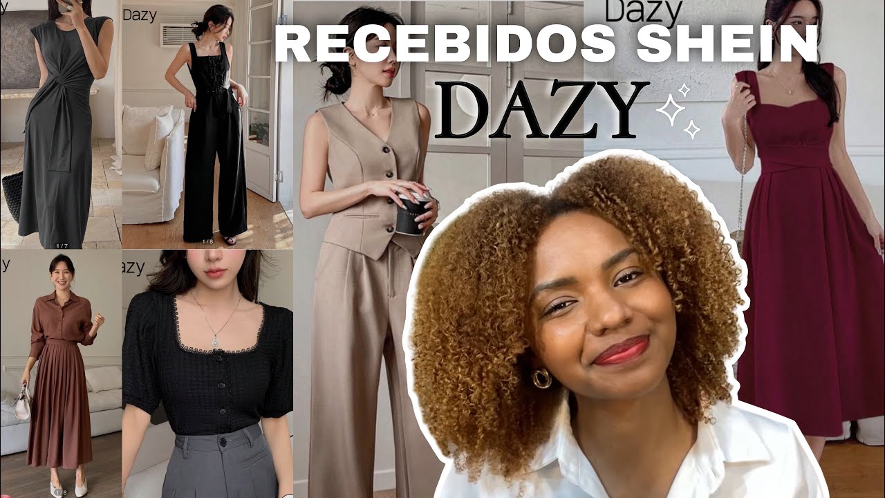 RECEBIDOS SHEIN | Pe&ccedil;as lindas da DAZY ❤️✨