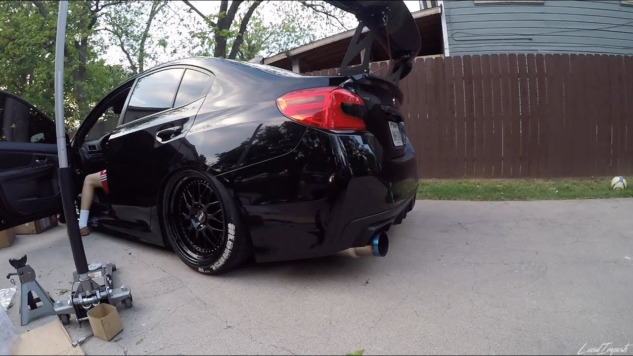 Installing a Tomei Exhaust on the Subaru WRX (catback exhaust)