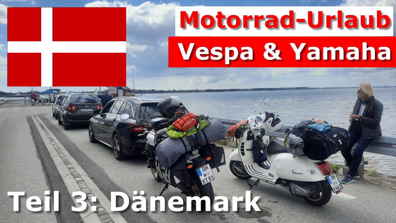 Motorradtour  & Vespa GTS Rollertour durch Dänemark | Urlaub in Skandinavien
