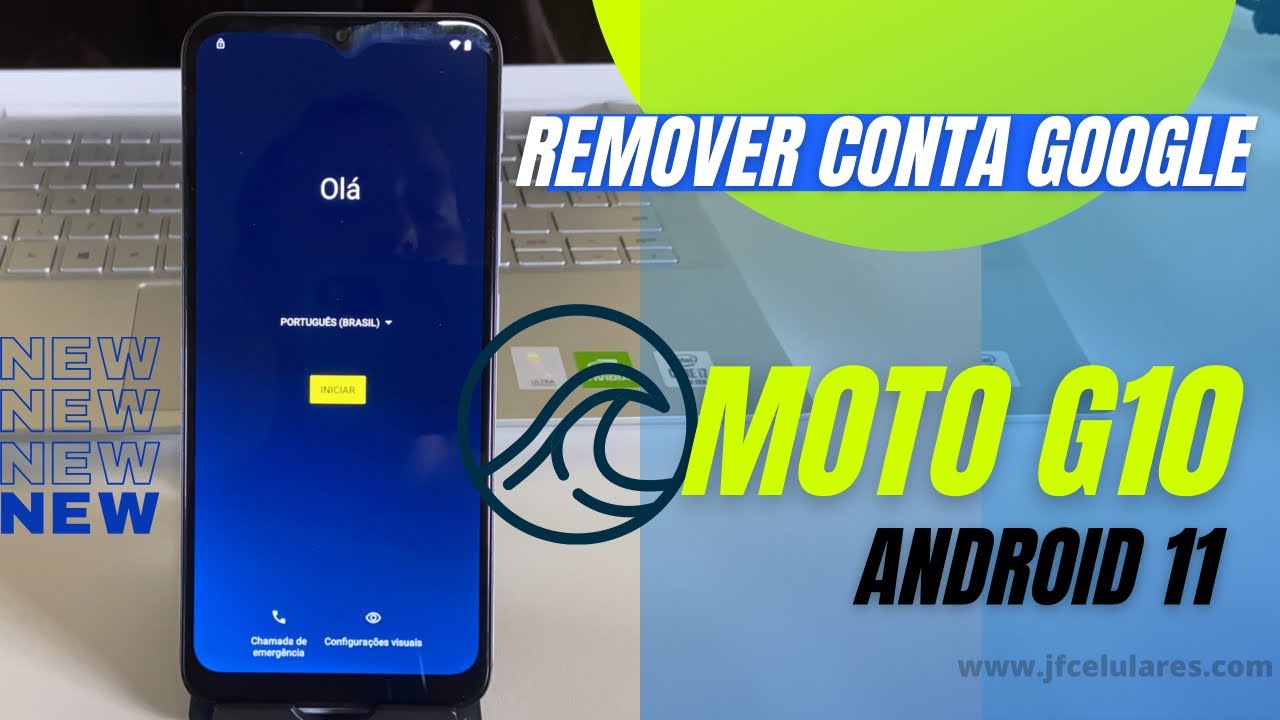 Remover conta Google Moto G10 Android 11, Sem PC.