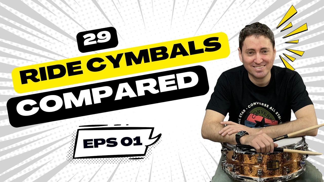 29 Ride Cymbals Comparison (Sabian, Zildjian, Istanbul, Meinl & Ufip)