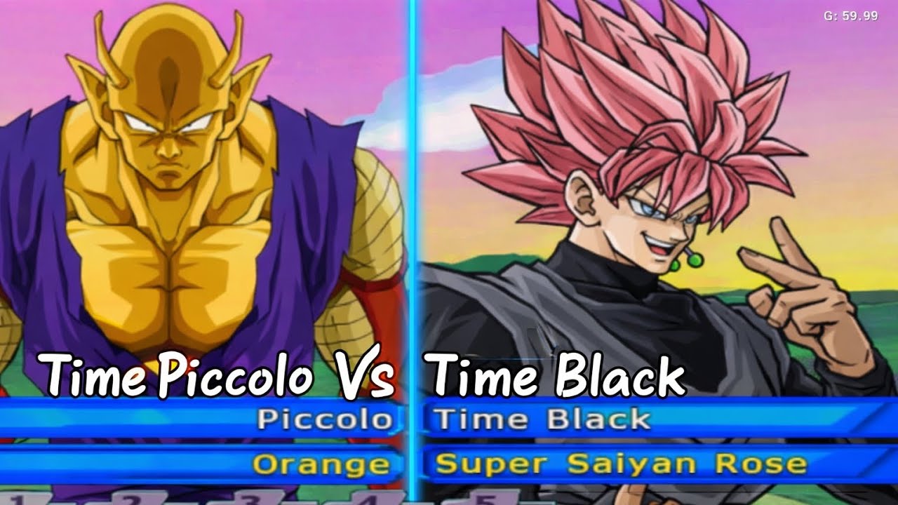 Time Piccolo Vs Time Black | Dragon Ball Budokai Tenkaichi 4 