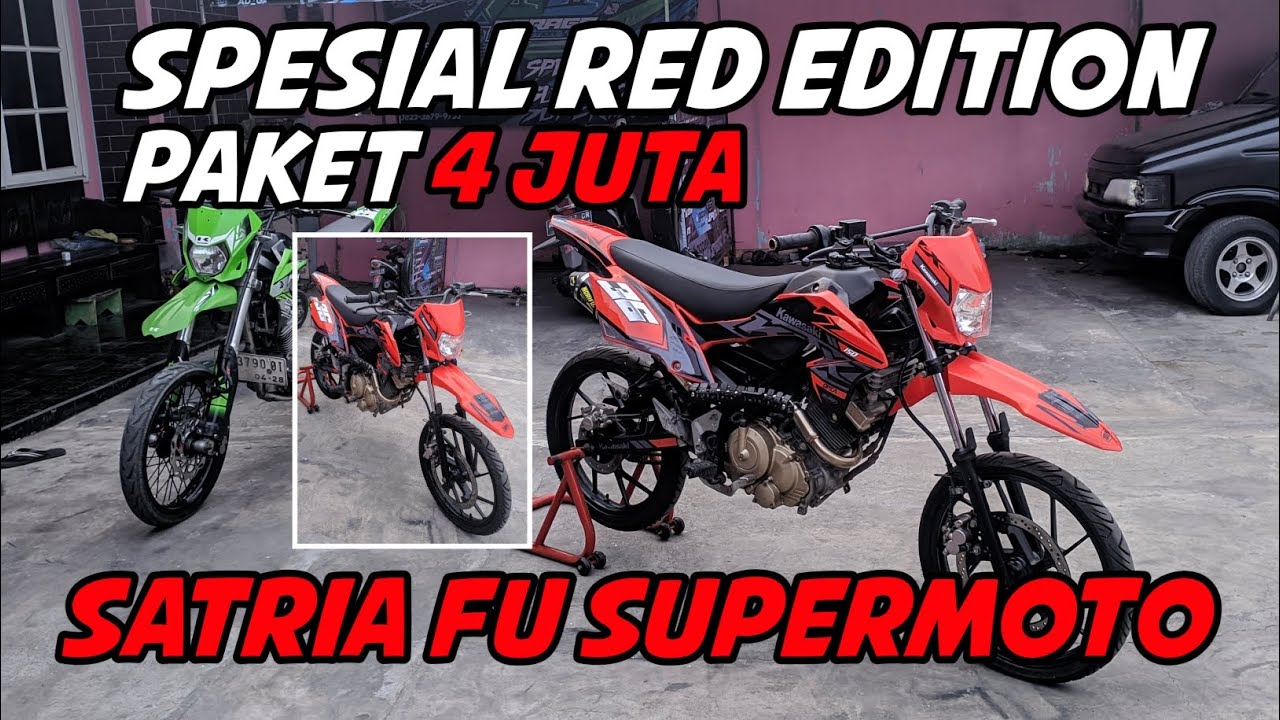 SATRIA FU MODIF SUPERMOTO|| CUSTOM AD GARAGE KEDIRI 🔥 HABIS BERAPA YA?