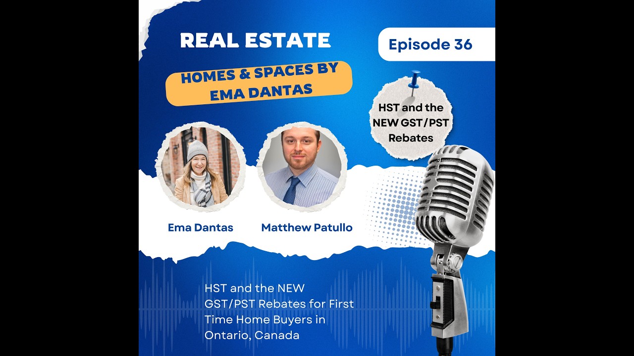 HST and the NEW GST and PST Rebates for First Time Home Buyers in Ontario, Canada