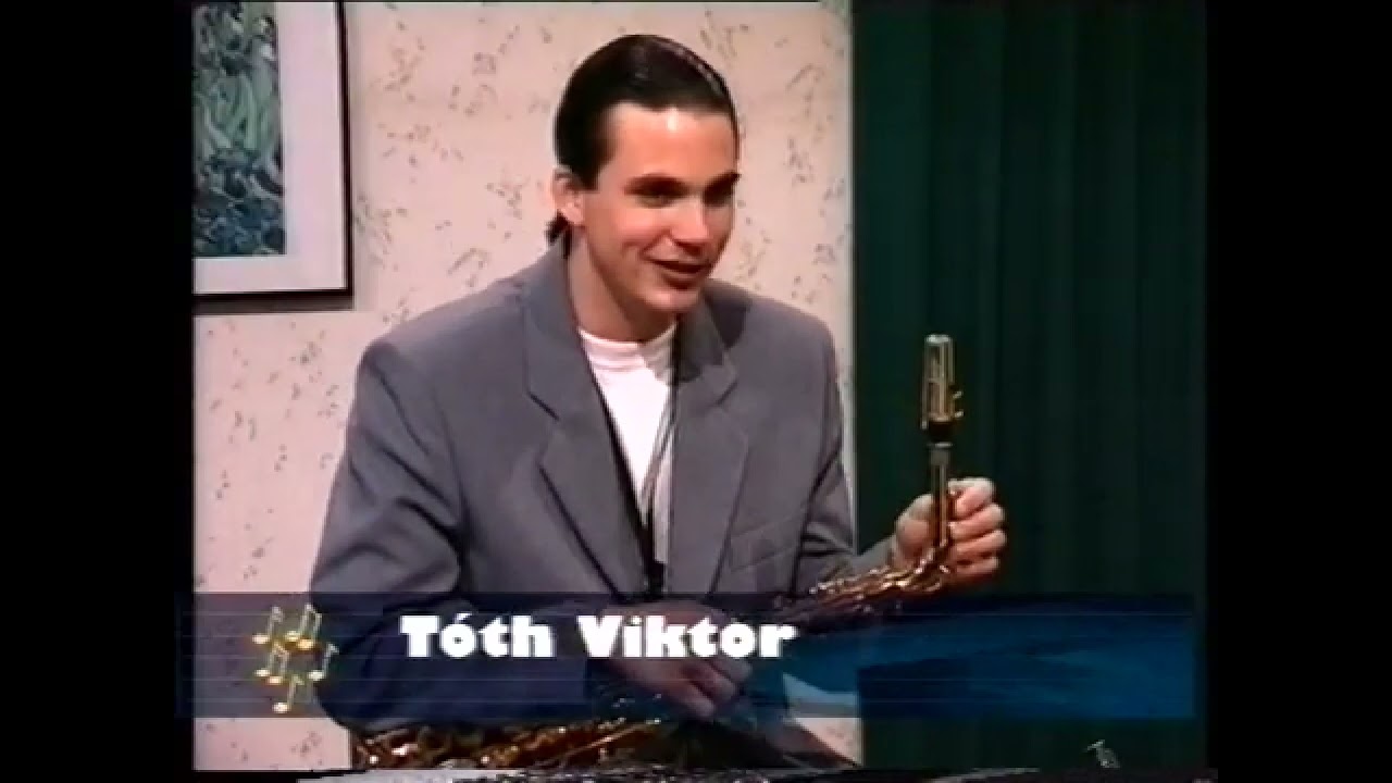 Tóth Viktor szaxofonos – Szekszárd 1998.