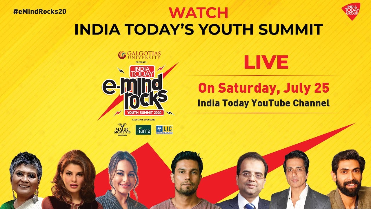 India Today's Youth Summit | eMindRocks 2020 On India Today