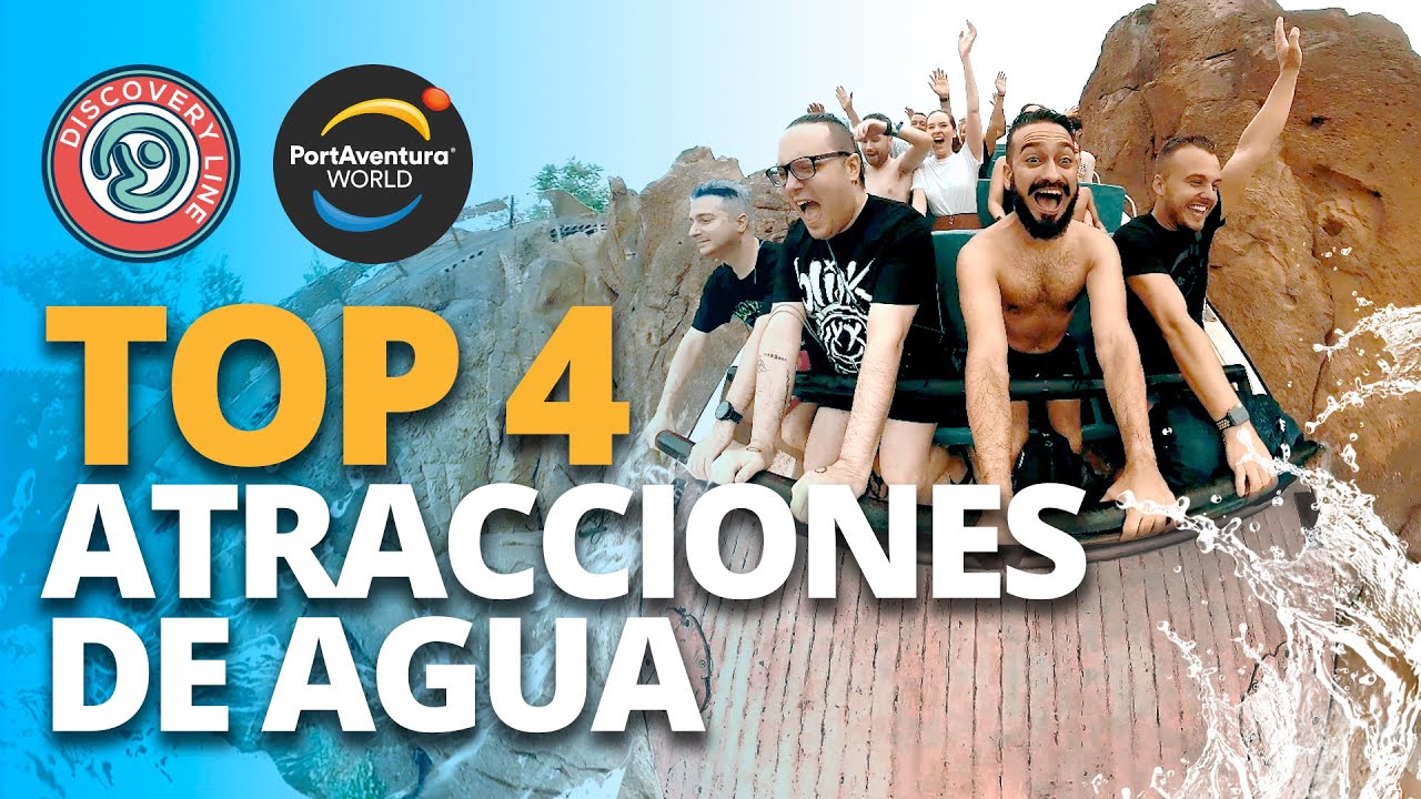 🔵 Atracciones de agua de PortAventura Park 🌊☀️ TOP 4