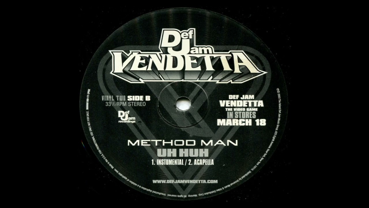 Method Man - Uh Huh (Acapella)