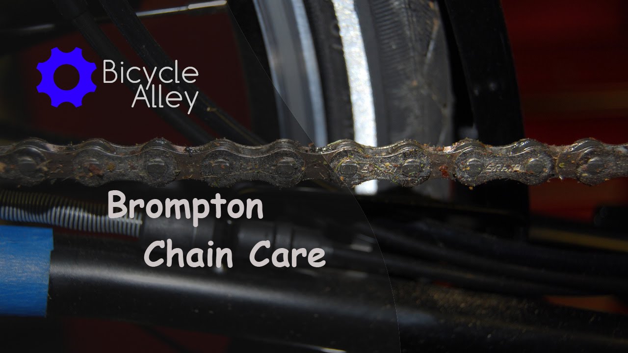 Cleaning And Lubricating A Brompton Folding Bicycle Chain