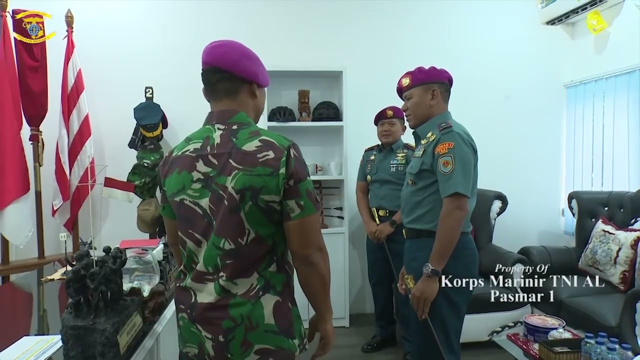 PASMAR 1 - KUNJUNGAN KOMANDAN PASMAR 1 DI KESATRIAN MARINIR HARTONO CILANDAK