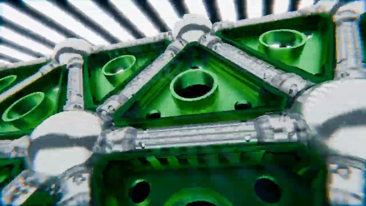 Geomag style triangle test animation [made in Blender 3D]