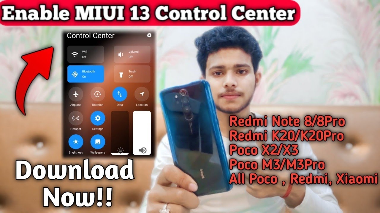 Install MIUI 13 Control Center In Any Phone | Install MIUI 13 Control Center 🔥