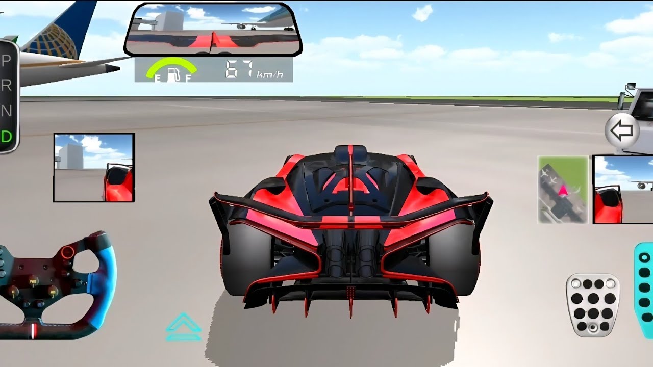 3D driving Class New Luxury Car airport cargo For Parking