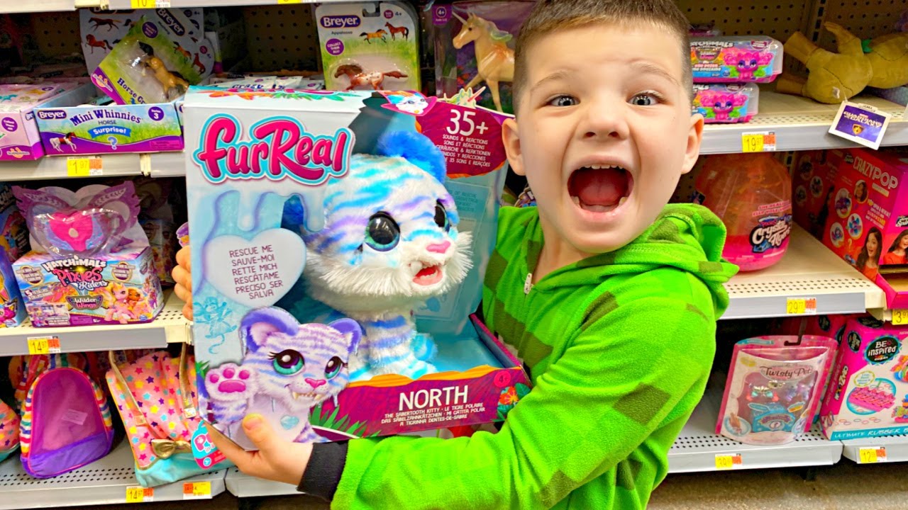 BUYING ANY TOY YOU WANT at REAL TOY STORE! Toy Shopping at Walmart with Caleb and MOMMY!