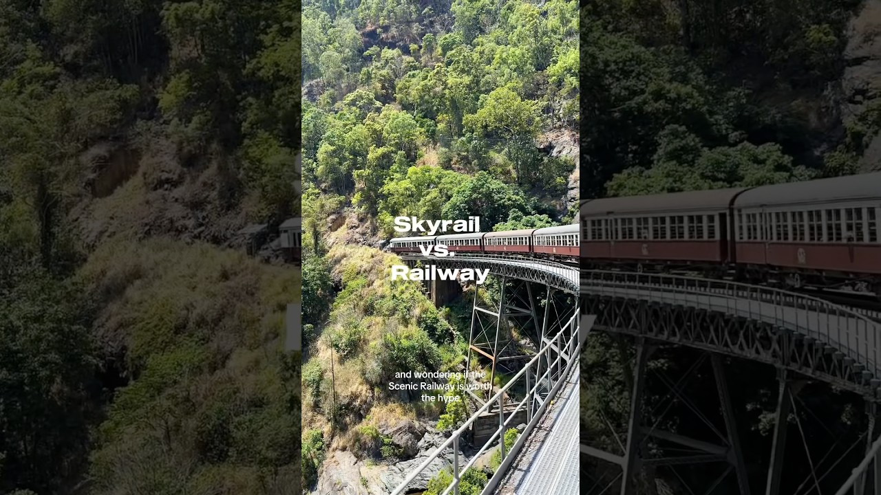 Kuranda Scenic Railway vs. Skyrail Cairns- Which one should you choose? 🚂🚡 #kurandascenicrailway