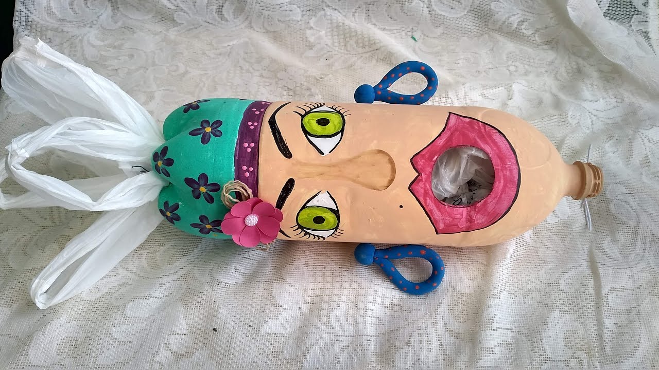 Puxa Saco de Garrafa Pet - Diy - Lixo ao Luxo